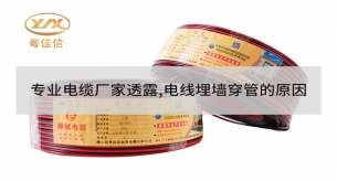 專業(yè)電纜廠家透露，電線埋墻穿管的原因