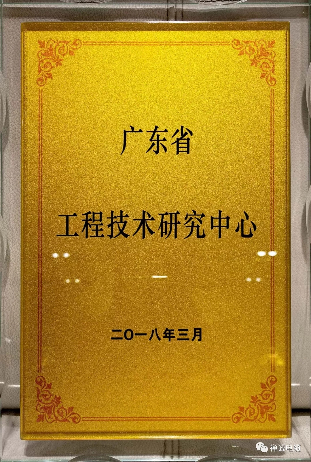禪誠電纜證書